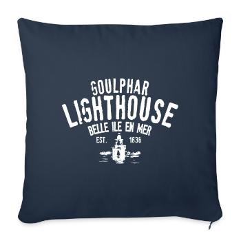 Goulphar Belle Ile en Mer - Sofa pillowcase 17,3'' x 17,3'' (45 x 45 cm) - navy - Front