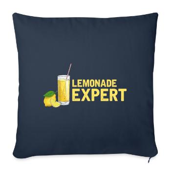 Lemonade Lemon Lemonade Lemonade Lemonade Stand Design - Sofa pillowcase 17,3'' x 17,3'' (45 x 45 cm) - navy - Front