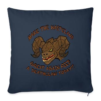 Rendre le désert à nouveau grand - Housse de coussin décorative 45 x 45 cm - bleu marine - Devant