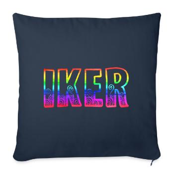 Iker RS Rainbow - Sofa pillowcase 17,3'' x 17,3'' (45 x 45 cm) - navy - Front