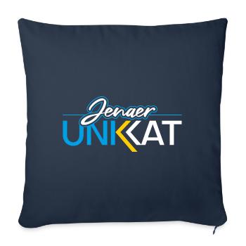 Jenaer Unikat - Sofakissenbezug 45 x 45 cm - Navy - Vorne