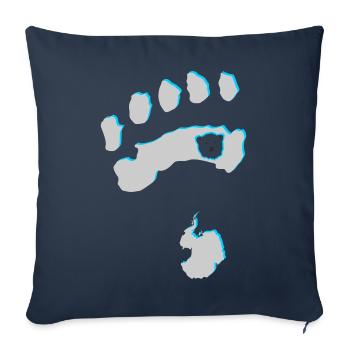 Eisbär 8 - Sofakissenbezug 45 x 45 cm - Navy - Vorne
