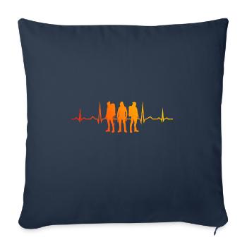 Climber Climber Women Men Boulder Climbing - Sofa pillowcase 17,3'' x 17,3'' (45 x 45 cm) - navy - Front