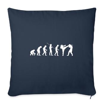 Evolution Kampfsport Karate Judo Kampfkunst Bjj - Sofakissenbezug 45 x 45 cm - Navy - Vorne