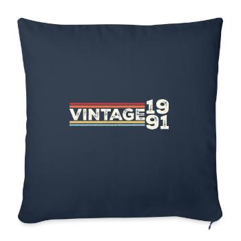Vintage 1991 Gifts Legend for 32 Years Old - 32nd - Sofa pillowcase 17,3'' x 17,3'' (45 x 45 cm) - navy - Front