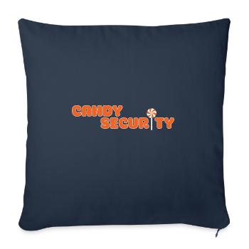 Candy Security Maman Papa Costume d’anniversaire assorti - Housse de coussin décorative 45 x 45 cm - bleu marine - Devant