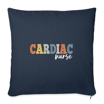 Cardiac Nurse Registered Nurse RN LPN - Sofa pillowcase 17,3'' x 17,3'' (45 x 45 cm) - navy - Front