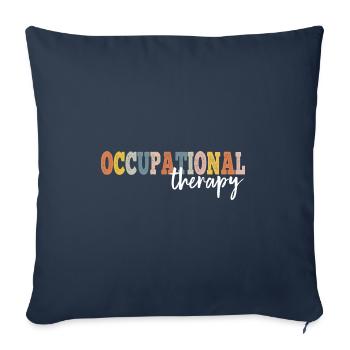 Occupational Therapy Registered Nurse RN LPN - Sofa pillowcase 17,3'' x 17,3'' (45 x 45 cm) - navy - Front
