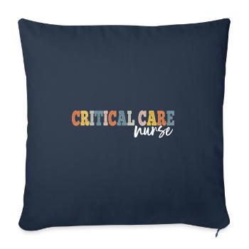 Critical Care Nurse Registered Nurse RN LPN - Sofa pillowcase 17,3'' x 17,3'' (45 x 45 cm) - navy - Front