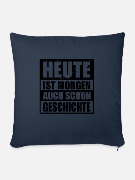 Geschichte - Sofakissenbezug 45 x 45 cm - Navy