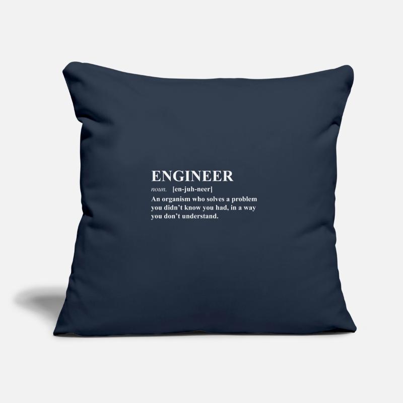 Engineer Engineering Mechanical engineering Sofa pillowcase 17,3'' x 17,3'' (45 x 45 cm)