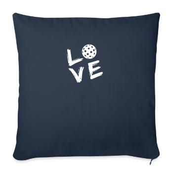 Floorball - Housse de coussin décorative 45 x 45 cm - bleu marine - Devant