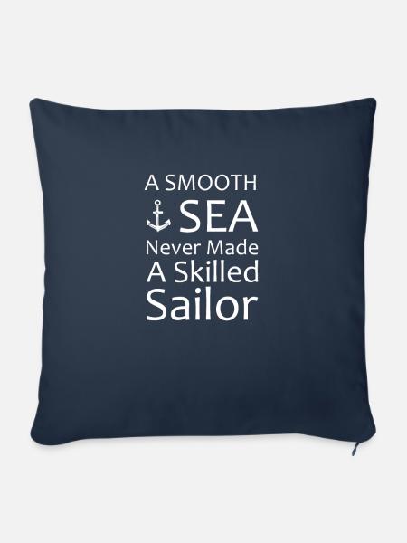 Segler & Seefahrer - Sofakissenbezug 45 x 45 cm - Navy