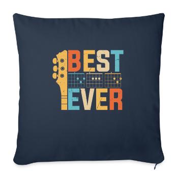 Bester Papa Ever Gitarre Chords Musikalisch - Sofakissenbezug 45 x 45 cm - Navy - Vorne