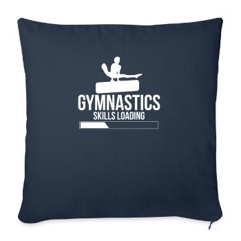 Gymnastics Skills Loading Gymnastics Gymnastics - Sofa pillowcase 17,3'' x 17,3'' (45 x 45 cm) - navy - Front