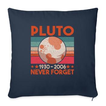 Astronomie Astrophysique Univers Sort cadeau - Housse de coussin décorative 45 x 45 cm - bleu marine - Devant