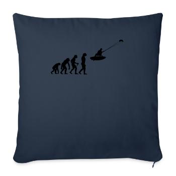 Evolution Kitesurf Watersports Kitesurfer - Sofa pillowcase 17,3'' x 17,3'' (45 x 45 cm) - navy - Front