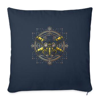 Plague Doctor Plague Medieval Plague Plague Gift - Sofa pillowcase 17,3'' x 17,3'' (45 x 45 cm) - navy - Front