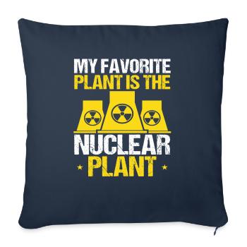 Nuclear Engineer Superpower Engineering Student - Sofa pillowcase 17,3'' x 17,3'' (45 x 45 cm) - navy - Front