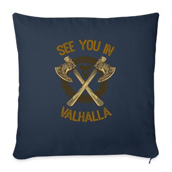 Viking - Sofa pillowcase 17,3'' x 17,3'' (45 x 45 cm) - navy - Front