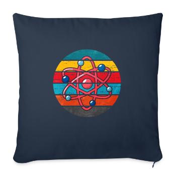 Science - Housse de coussin décorative 45 x 45 cm - bleu marine - Devant