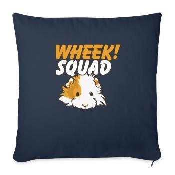 Pet Lover I Furry Potato I Cute Guinea Pig I - Sofa pillowcase 17,3'' x 17,3'' (45 x 45 cm) - navy - Front