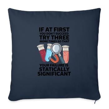 Science Teacher Funny Science - Sofa pillowcase 17,3'' x 17,3'' (45 x 45 cm) - navy - Front