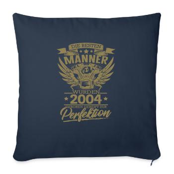 Die besten Mechaniker wurden 2004 geboren - Sofakissenbezug 45 x 45 cm - Navy - Vorne
