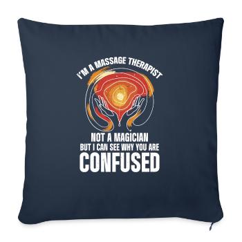 Massage Therapist - Sofakissenbezug 45 x 45 cm - Navy - Vorne