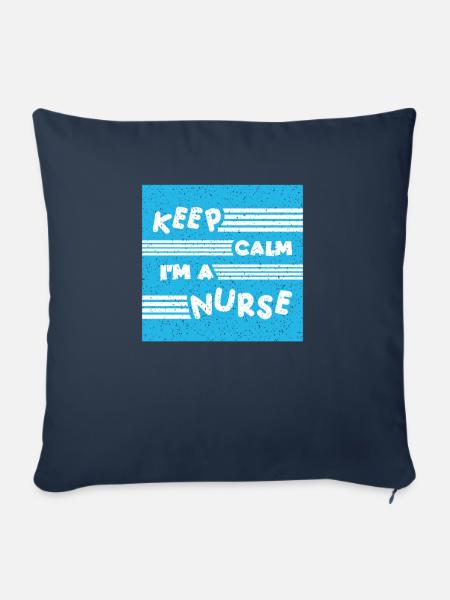 KRANKENSCHWESTER Pflegerin - Sofakissenbezug 45 x 45 cm - Navy