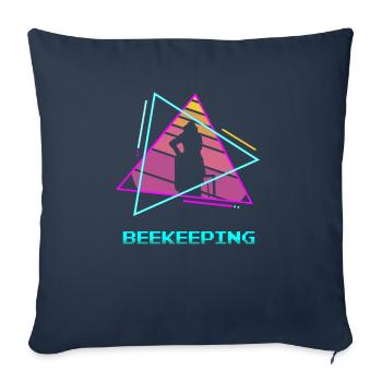 Retro Vintage Classic Beekeeping Beekeeper - Sofakissenbezug 45 x 45 cm - Navy - Vorne