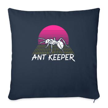 Ant Keeper Ant Whisperer Ant Lover Insect - Sofa pillowcase 17,3'' x 17,3'' (45 x 45 cm) - navy - Front