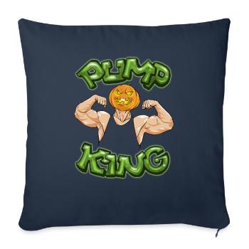 Pump King - Sofa pillowcase 17,3'' x 17,3'' (45 x 45 cm) - navy - Front