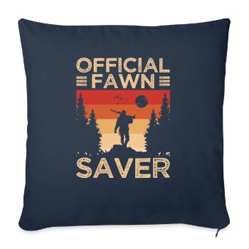 Coyote Hunters - Sofa pillowcase 17,3'' x 17,3'' (45 x 45 cm) - navy - Front