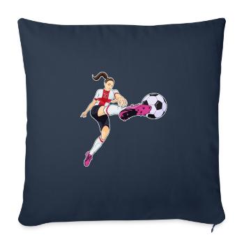 English National Soccer Team I Football United - Sofa pillowcase 17,3'' x 17,3'' (45 x 45 cm) - navy - Front
