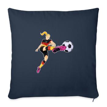 German National Soccer Team I Football Germany - Sofa pillowcase 17,3'' x 17,3'' (45 x 45 cm) - navy - Front