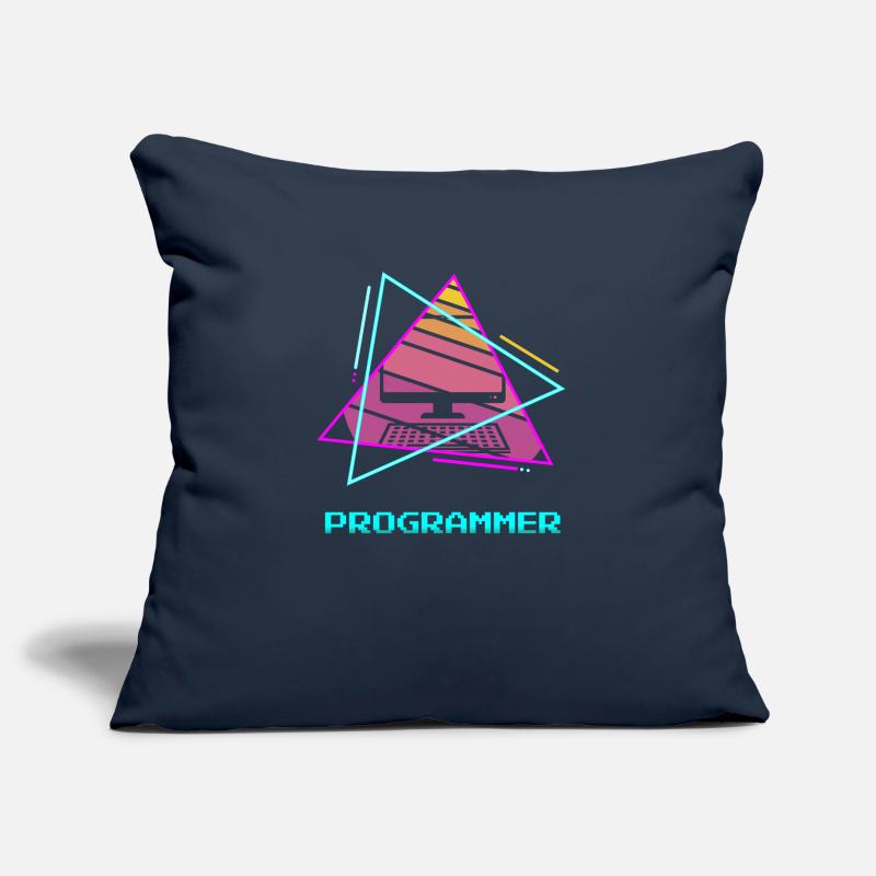 Retro Programmer Computer Programming Sofa pillowcase 17,3'' x 17,3'' (45 x 45 cm)