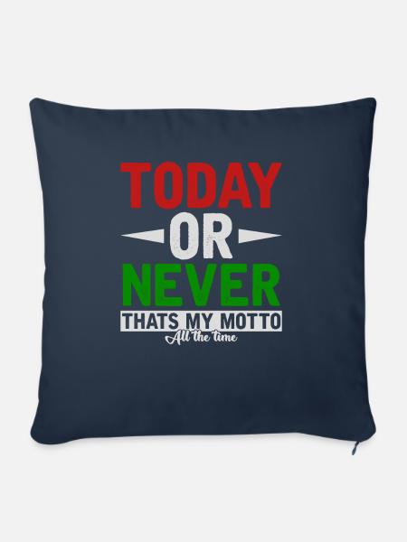 Motivation - Sofakissenbezug 45 x 45 cm - Navy