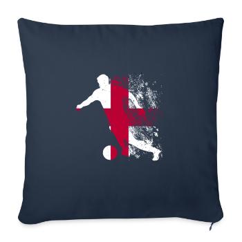 National team England Football World Cup - Sofa pillowcase 17,3'' x 17,3'' (45 x 45 cm) - navy - Front