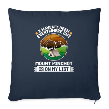 Mount Pinchot Is On My List Hiking Camping Hiker - Sofakissenbezug 45 x 45 cm - Navy - Vorne