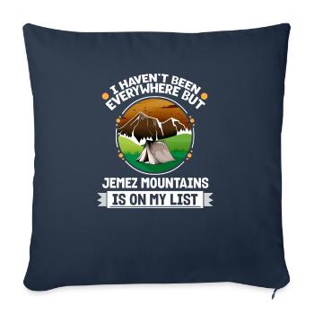 Jemez Mountains Is On My List Hiking Camping - Sofa pillowcase 17,3'' x 17,3'' (45 x 45 cm) - navy - Front