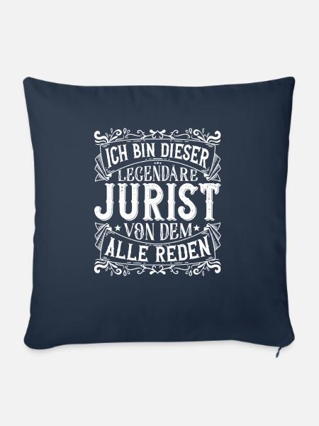Ich bin dieser Legendäre Jurist - Sofakissenbezug 45 x 45 cm - Navy