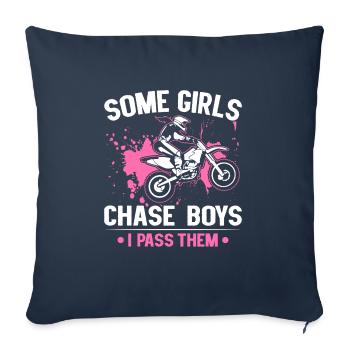 Kayak Sport Kayak Racing Life Boating Liebhabe - Sofa pillowcase 17,3'' x 17,3'' (45 x 45 cm) - navy - Front