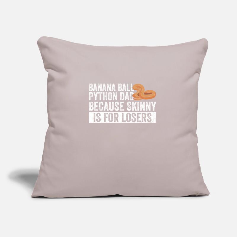Königspython Boule de banane Python Housse de coussin décorative 45 x 45 cm