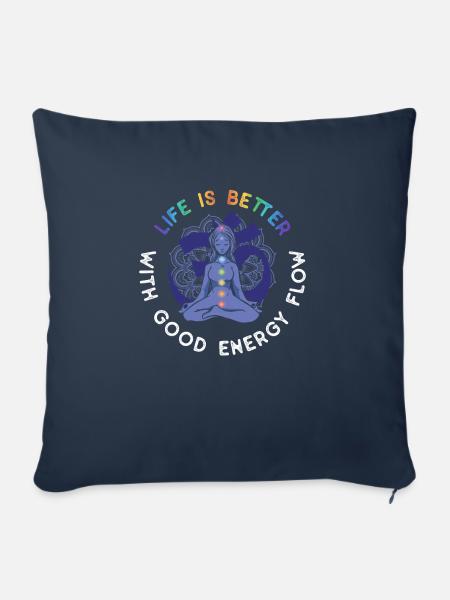 Reiki Practitioner Und Reiki - Sofakissenbezug 45 x 45 cm - Navy