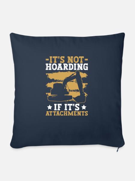 Schwermaschinenbediener Bagger Sandbagger - Sofakissenbezug 45 x 45 cm - Navy
