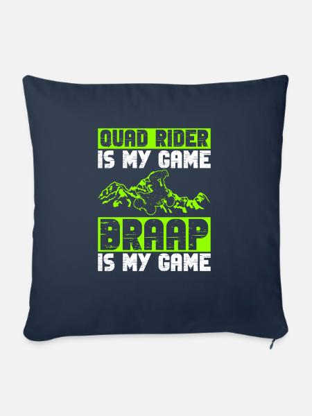 Quadfahrer Quad - Sofakissenbezug 45 x 45 cm - Navy