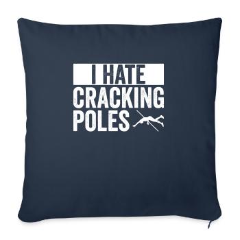 Stabhochspringer Stabhochsprung Stabhochspringen - Sofa pillowcase 17,3'' x 17,3'' (45 x 45 cm) - navy - Front