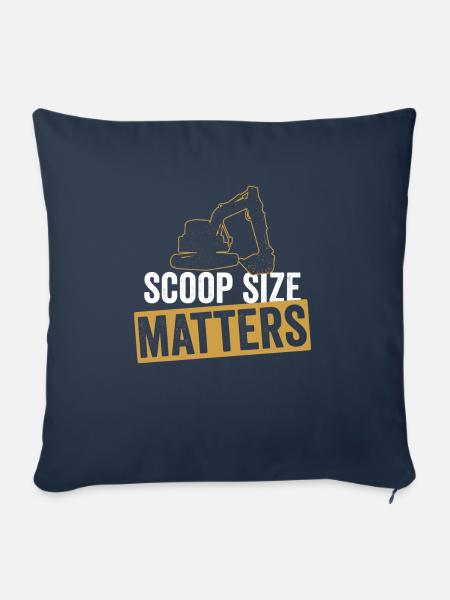 Baggerfahrer Bagger Sandbagger - Sofakissenbezug 45 x 45 cm - Navy