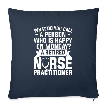Certified Nurse Practitioner Limited Edition NP - Sofakissenbezug 45 x 45 cm - Navy - Vorne